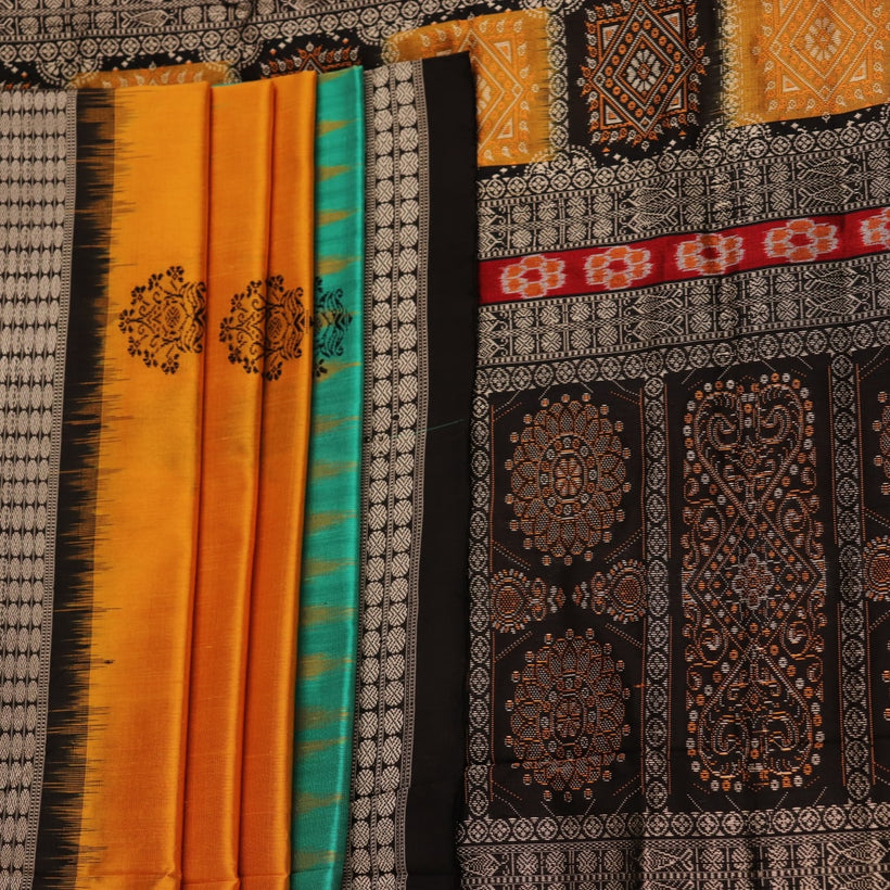 Bomkai weave detail