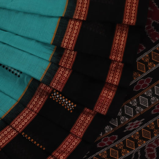 ବମ୍କାଇ କଟନ୍ ସାରି - ସବୁଜ |