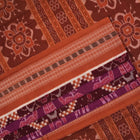 Elegant model drape of the brown Pasapalli Sambalpuri cotton saree showing the full traditional look.
