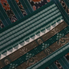 Green Sambalpuri cotton saree draped, showing styling and overall look of the handloom product.