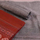 Handloom Multi-Color Bomkai Cotton Dress Material with Grey border