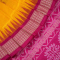 Bomkai Silk Saree - Yellow