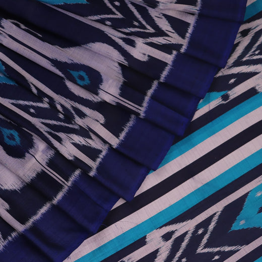 Khandua Silk Saree - Blue