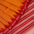 Berhampuri Silk Saree - Yellow