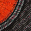 Sambalpuri Cotton Saree - Orange
