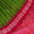 Bomkai Silk Saree - Green