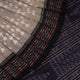 Styled Grey and Black Sambalpuri Cotton Saree with motifs, showcased draped.