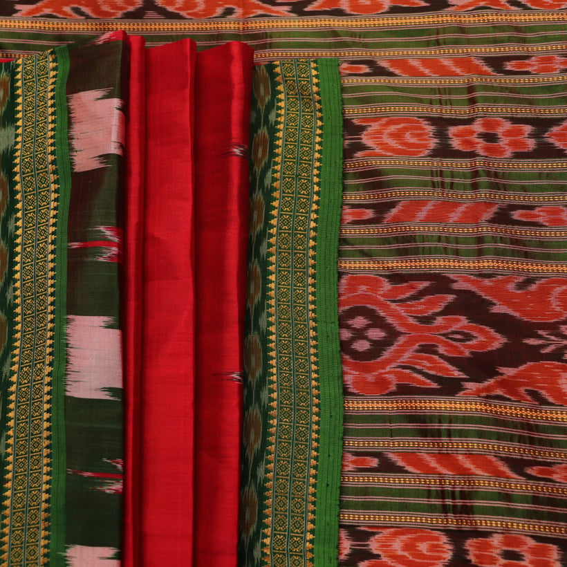Khandua weave detail