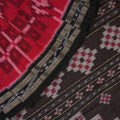 Sambalpuri Cotton Saree - Red