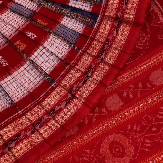 ହ୍ୟାଣ୍ଡଲୁମ୍ ବମ୍କାଇ କଟନ୍ ଇକାଟ ସାରି |