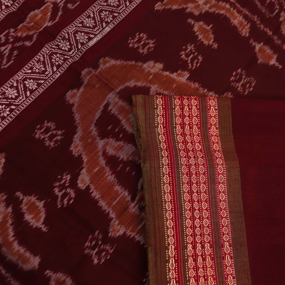 Handloom Bomkai Cotton Ikat Saree Handloom Saree_Cotton Priyadarshini Handloom