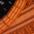Handloom Bomkai Cotton Ikat Saree