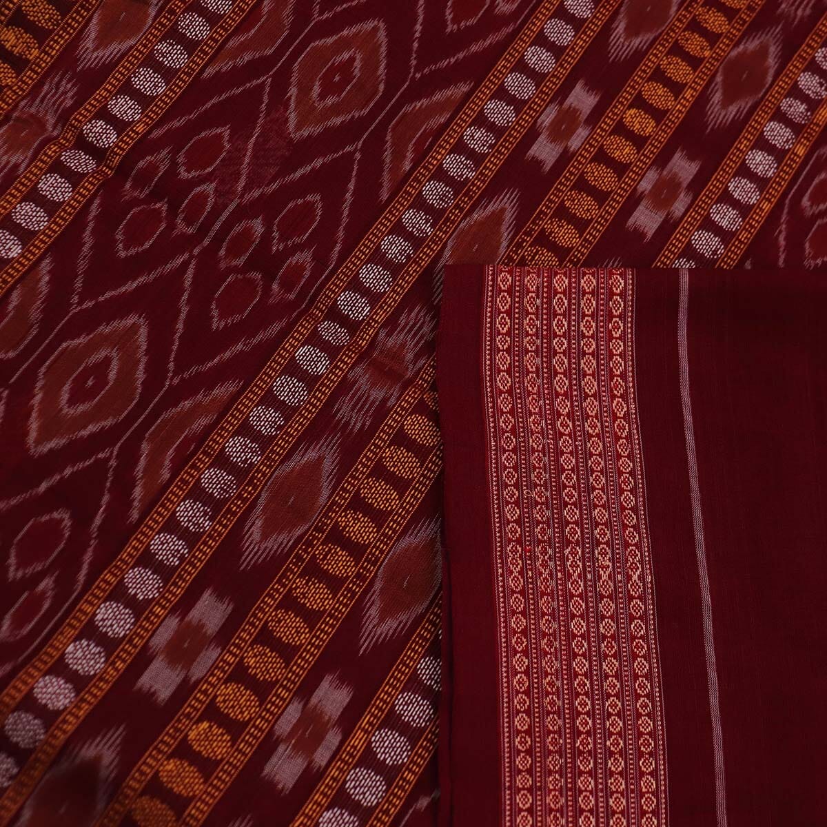 Handloom Bomkai Cotton Ikat Saree Handloom Saree_Cotton Priyadarshini Handloom
