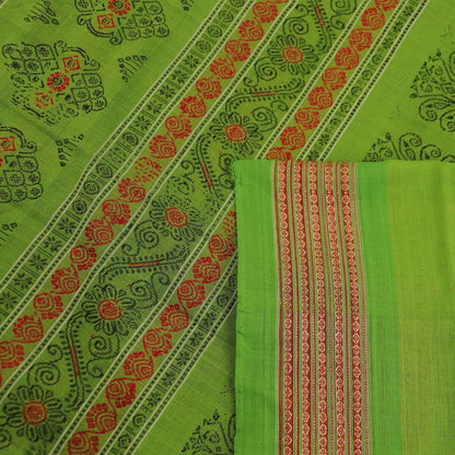 Handloom Bomkai Cotton Ikat Saree Handloom Saree_Cotton Priyadarshini Handloom
