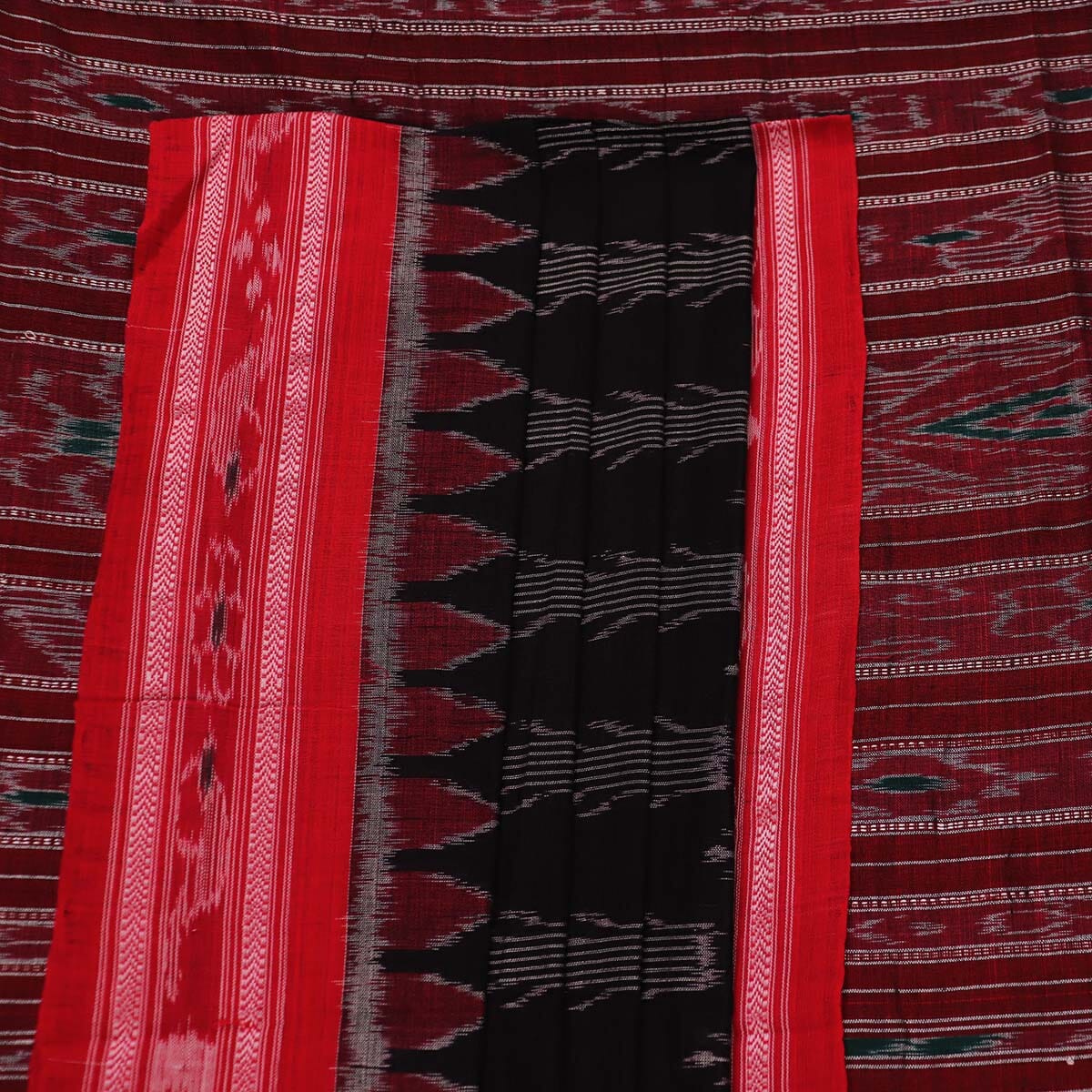 Handloom Sambalpuri Cotton Ikkat Saree Handloom Saree_Sambalpuri Cotton Priyadarshini Handloom