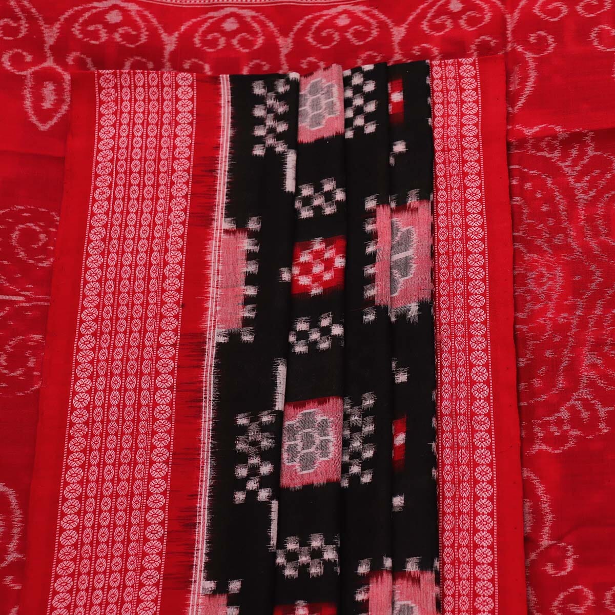 Handloom Sambalpuri Cotton Ikkat Saree Handloom Saree_Sambalpuri Cotton Priyadarshini Handloom