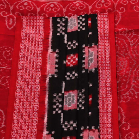 Handloom Sambalpuri Cotton Ikkat Saree Handloom Saree_Sambalpuri Cotton Priyadarshini Handloom