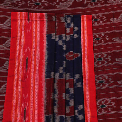 Handloom Sambalpuri Cotton Ikkat Saree Handloom Saree_Sambalpuri Cotton Priyadarshini Handloom