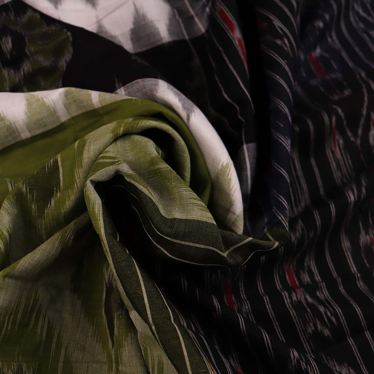 Handloom Sambalpuri Cotton Ikkat Saree Handloom Saree_Sambalpuri Cotton Priyadarshini Handloom