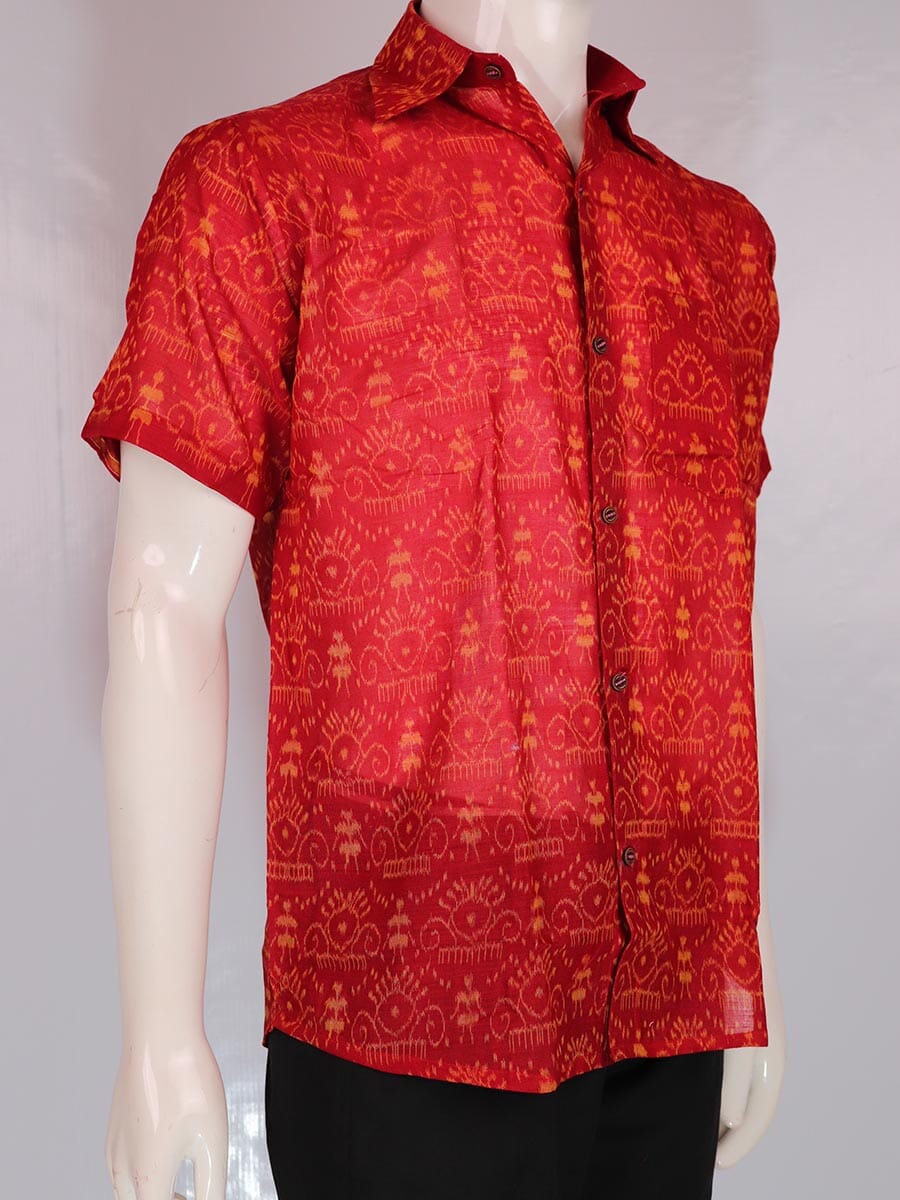 Handwoven Cotton Shirt Handloom Shirt & Kurta_Men Priyadarshini Handloom 