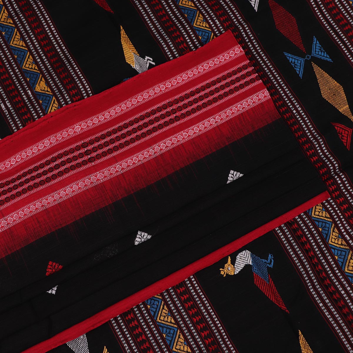 Handloom Bomkai Cotton Ikat Saree Handloom Saree_Cotton Priyadarshini Handloom