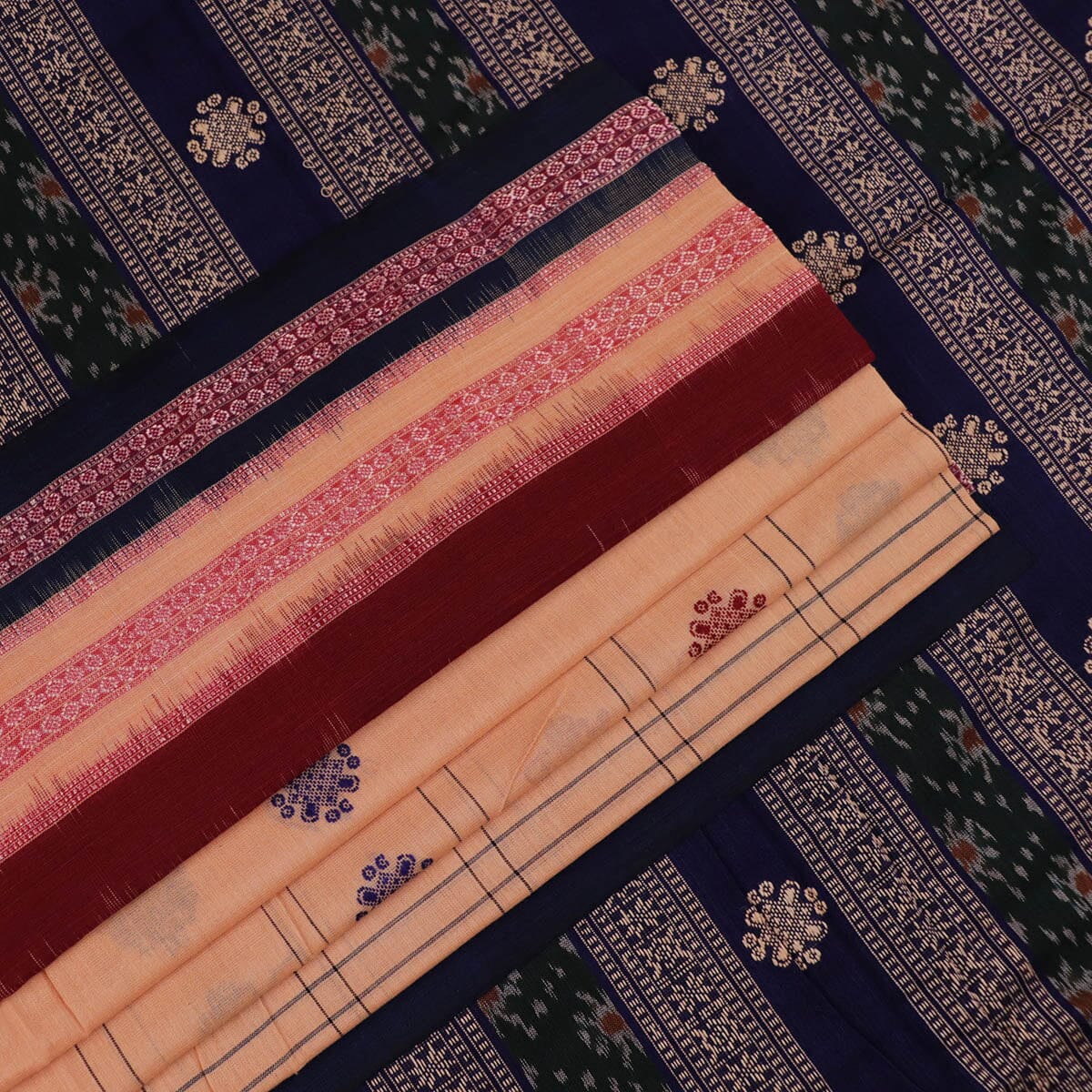 Handloom Bomkai Cotton Ikat Saree Handloom Saree_Cotton Priyadarshini Handloom 