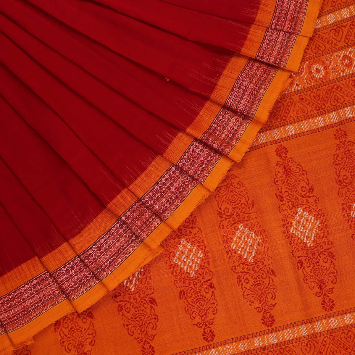 Handloom Bomkai Cotton Ikat Saree Handloom Saree_Cotton Priyadarshini Handloom 