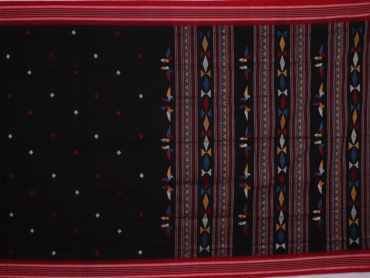 Handloom Bomkai Cotton Ikat Saree Handloom Saree_Cotton Priyadarshini Handloom 