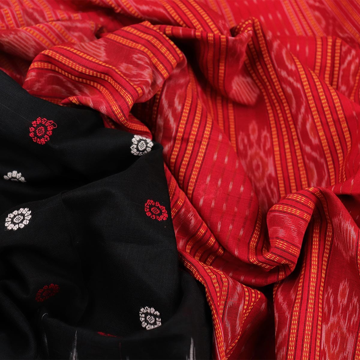 Handloom Bomkai Cotton Ikat Saree Handloom Saree_Cotton Priyadarshini Handloom 