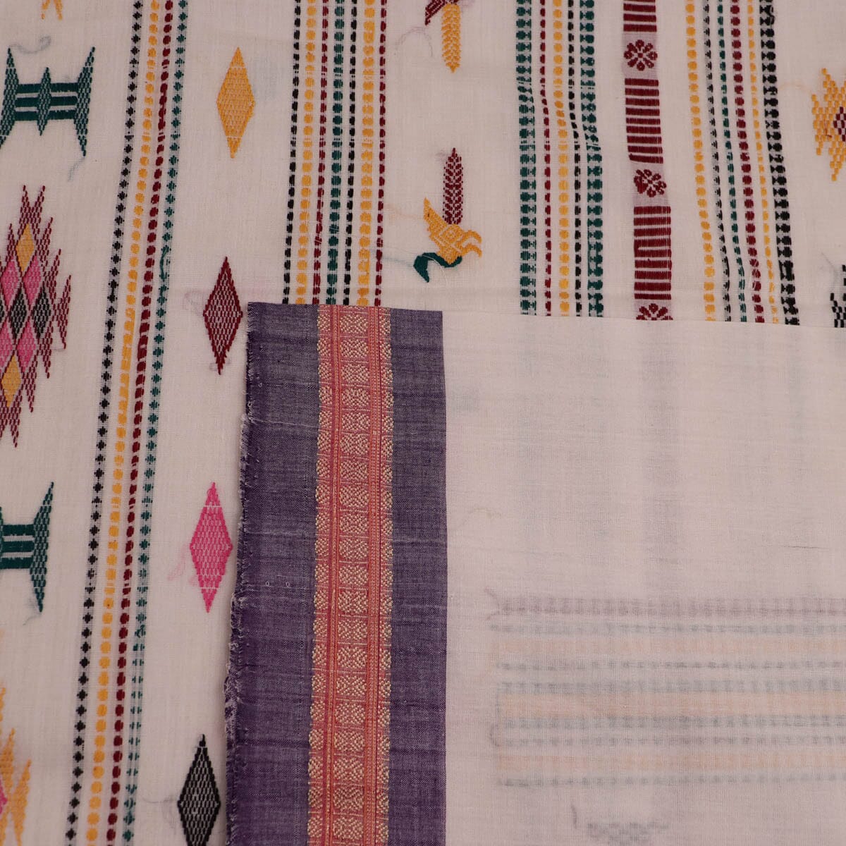 Handloom Bomkai Cotton Ikat Saree Handloom Saree_Cotton Priyadarshini Handloom 