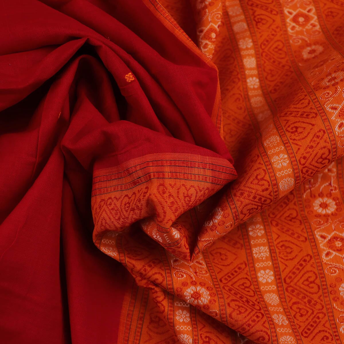 Handloom Bomkai Cotton Ikat Saree Handloom Saree_Cotton Priyadarshini Handloom 