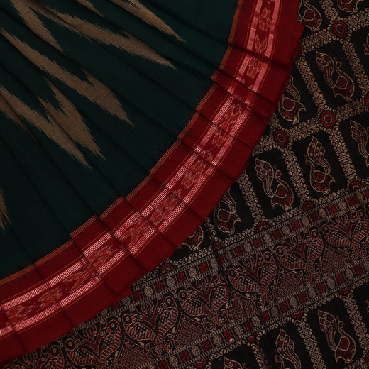 ହ୍ୟାଣ୍ଡଲୁମ୍ ବମ୍କାଇ କଟନ୍ ଇକାଟ ସାରି |