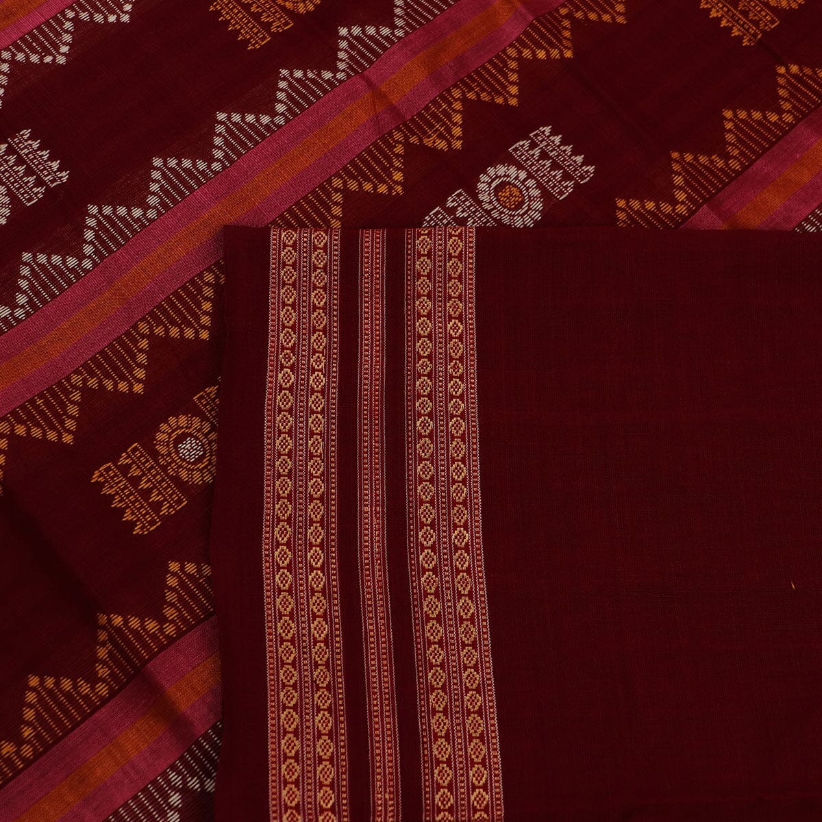 Handloom Bomkai Cotton Ikat Saree Handloom Saree_Cotton Priyadarshini Handloom 
