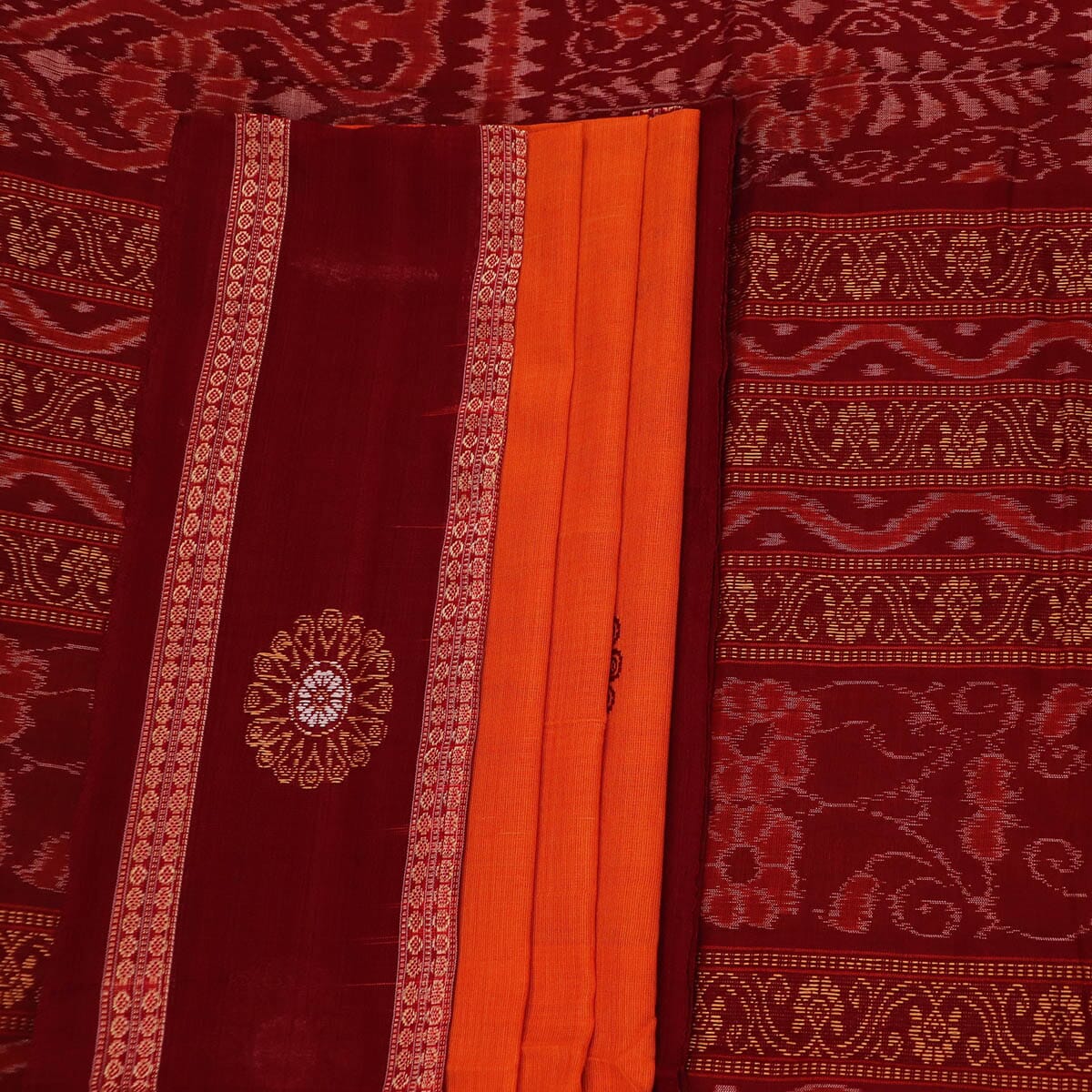 Handloom Bomkai Cotton Ikat Saree Handloom Saree_Cotton Priyadarshini Handloom 