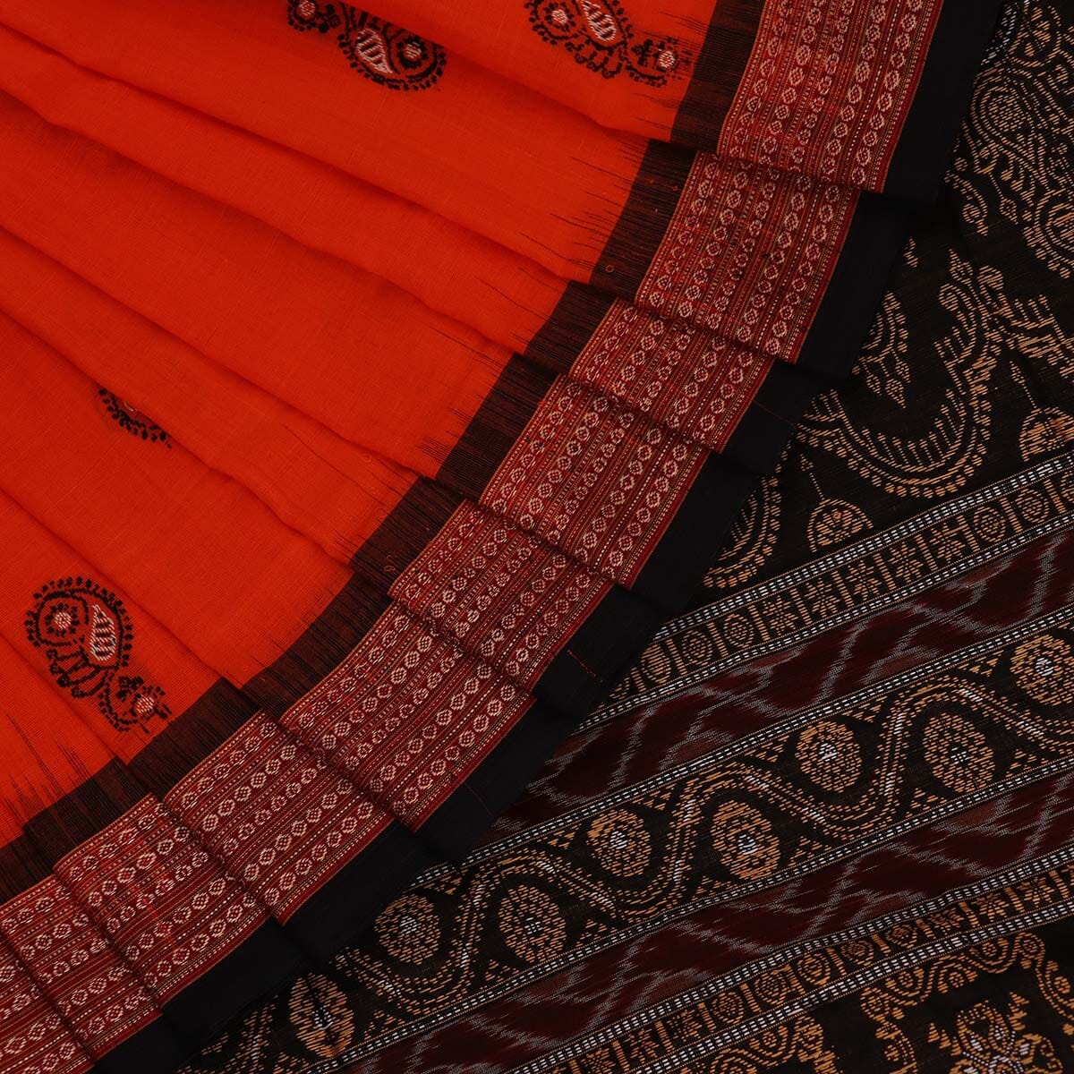 Handloom Bomkai Cotton Ikat Saree, Ikat Weave, Skilled Artisans, Ethnic Wear, Priyadarshini Handloom