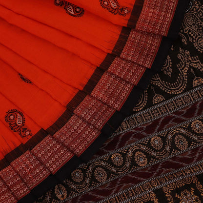 Handloom Bomkai Cotton Ikat Saree, Ikat Weave, Skilled Artisans, Ethnic Wear, Priyadarshini Handloom