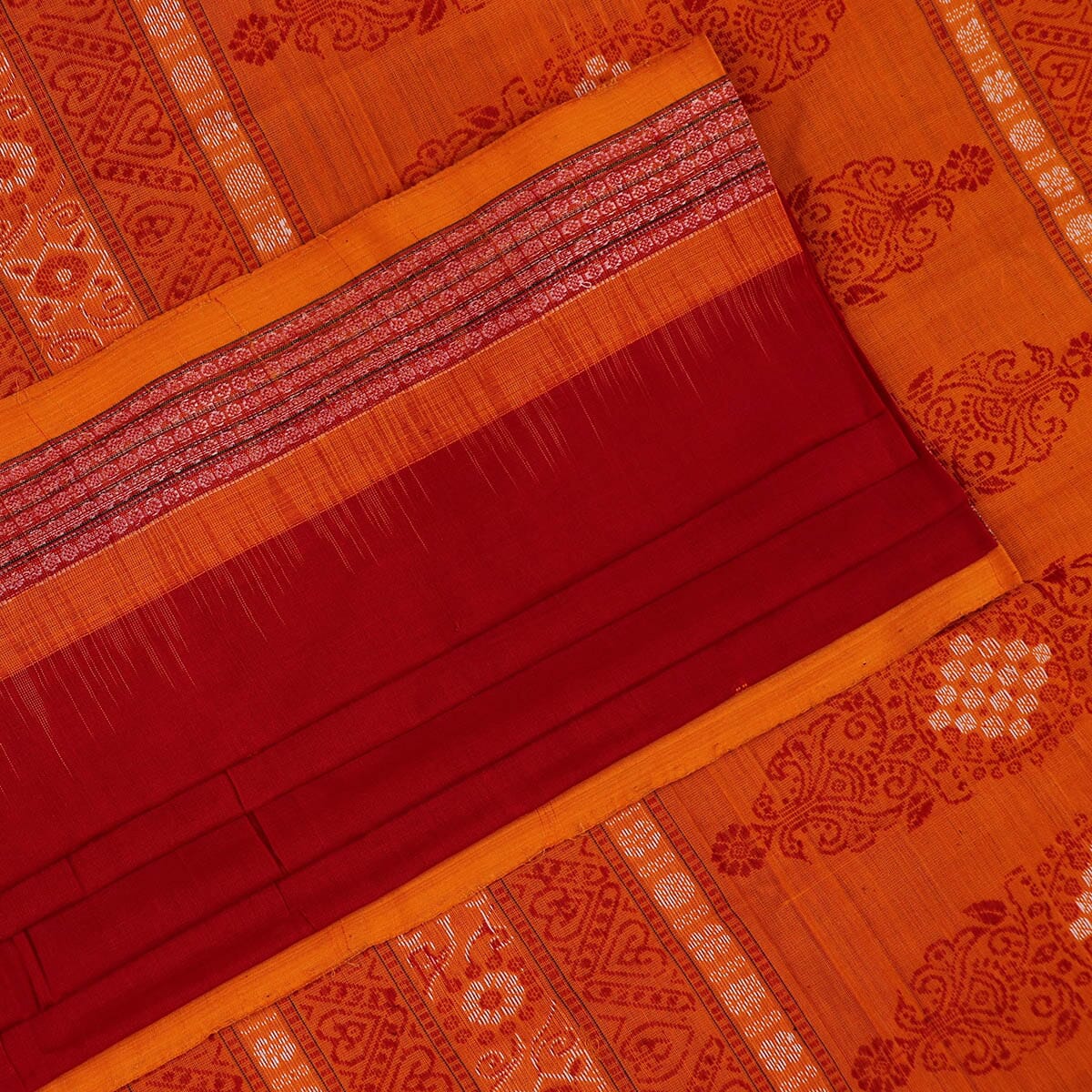 Handloom Bomkai Cotton Ikat Saree Handloom Saree_Cotton Priyadarshini Handloom 