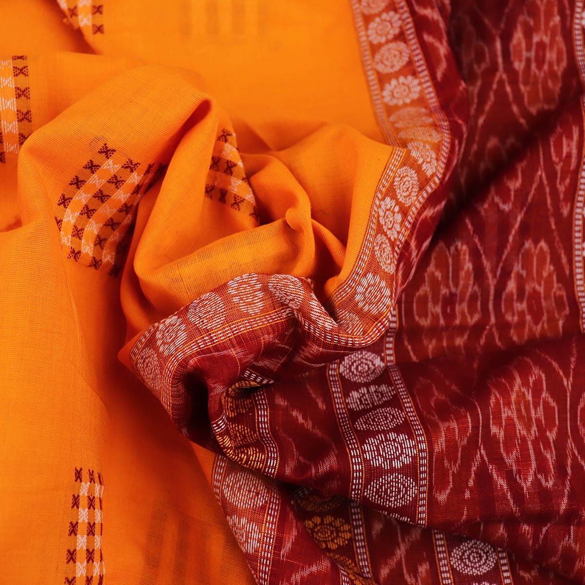 Handloom Bomkai Cotton Ikat Saree Handloom Saree_Cotton Priyadarshini Handloom 