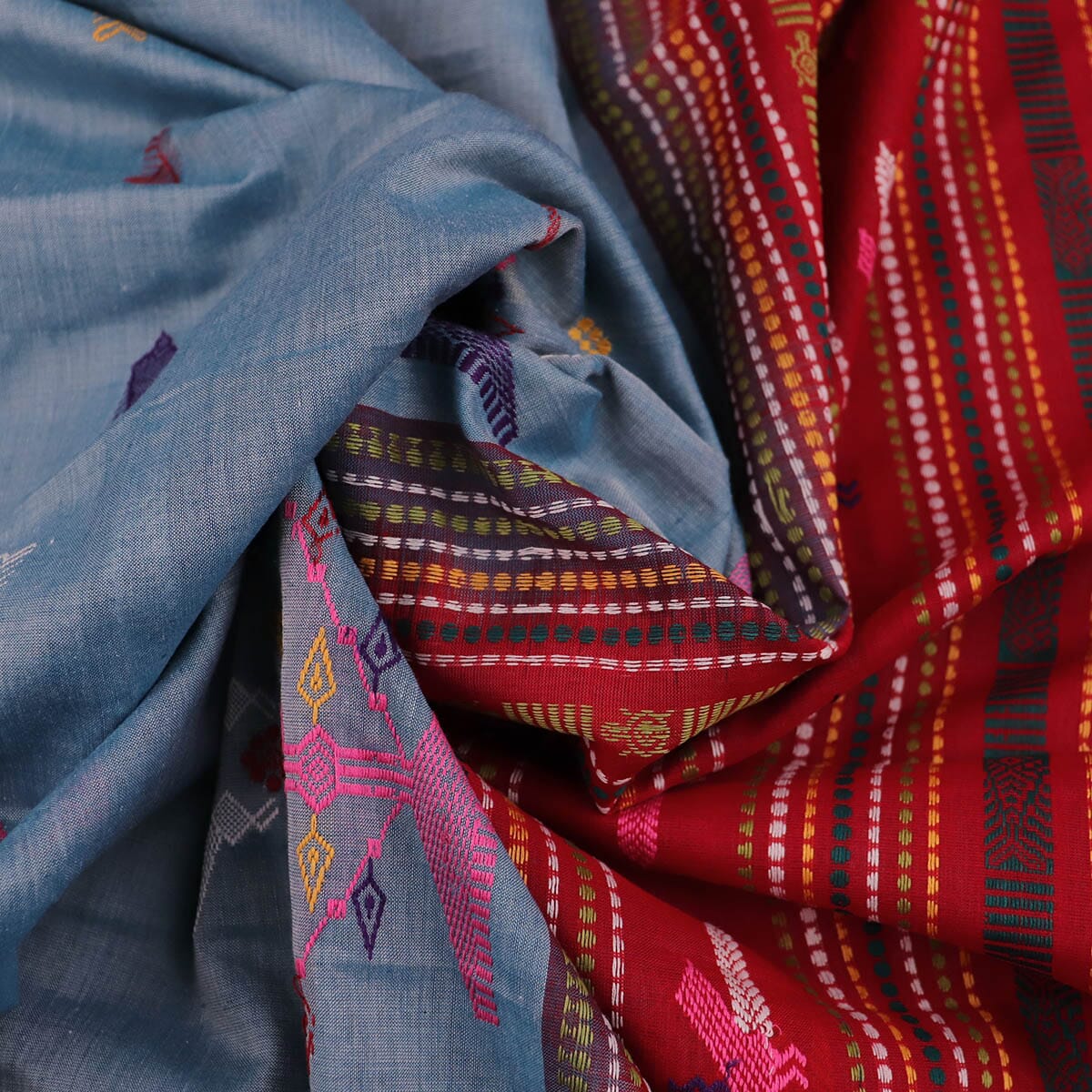 Handloom Bomkai Cotton Ikat Saree Handloom Saree_Cotton Priyadarshini Handloom 