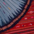 Handloom Bomkai Cotton Ikat Saree