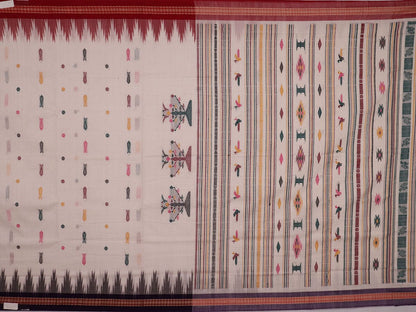Handloom Bomkai Cotton Ikat Saree Handloom Saree_Cotton Priyadarshini Handloom 