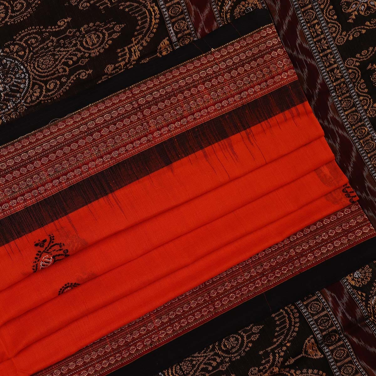 Handloom Bomkai Cotton Ikat Saree Handloom Saree_Cotton Priyadarshini Handloom 