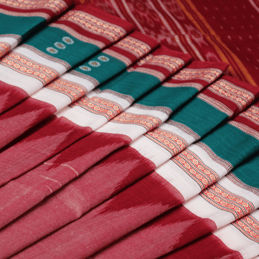 Handloom Bomkai Cotton Ikkat Saree Handloom Saree_Cotton Priyadarshini Handloom 