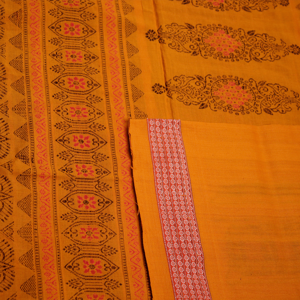 Handloom Bomkai Cotton Ikkat Saree Handloom Saree_Cotton Priyadarshini Handloom 