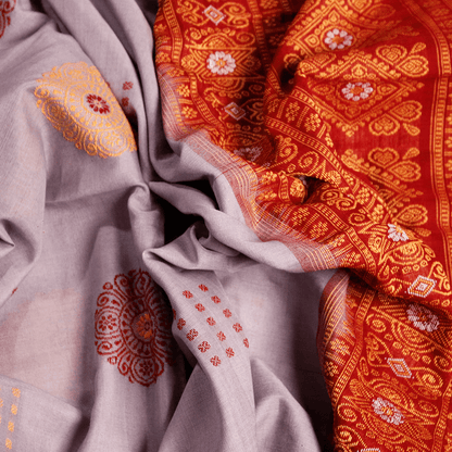 Handloom Bomkai Cotton Ikkat Saree Handloom Saree_Cotton Priyadarshini Handloom 