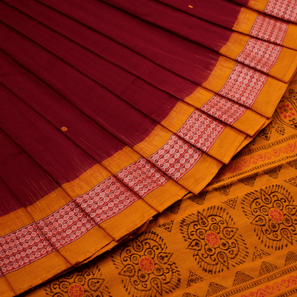 Handloom Bomkai Cotton Ikkat Saree Handloom Saree_Cotton Priyadarshini Handloom 