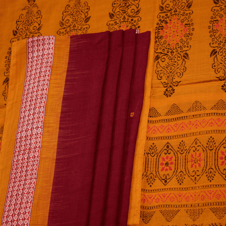 Handloom Bomkai Cotton Ikkat Saree Handloom Saree_Cotton Priyadarshini Handloom 