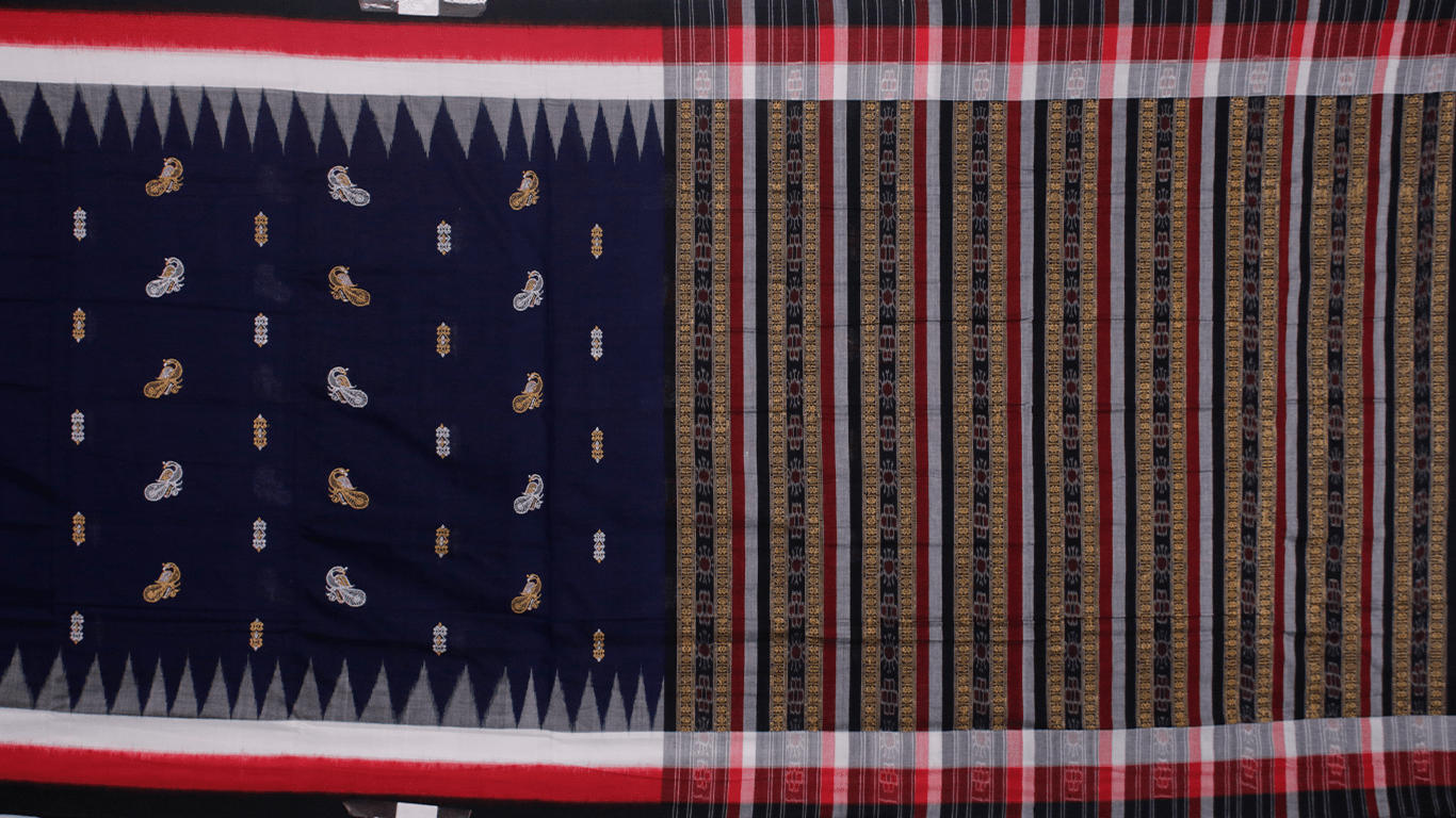 Handloom Bomkai Cotton Ikkat Saree Handloom Saree_Cotton Priyadarshini Handloom 