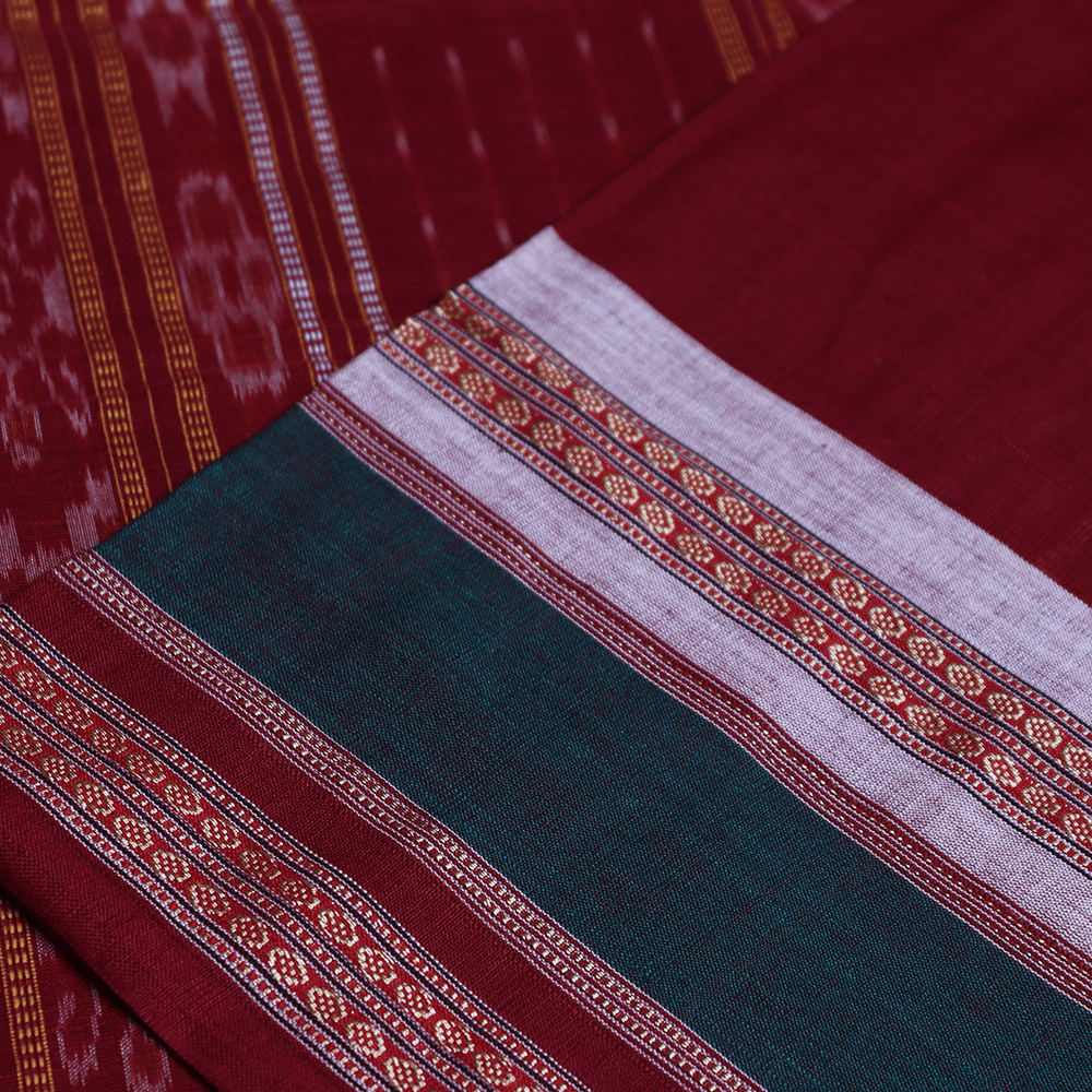 Handloom Bomkai Cotton Ikkat Saree Handloom Saree_Cotton Priyadarshini Handloom 