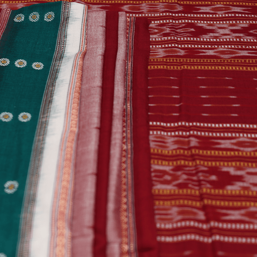 Bomkai weave detail